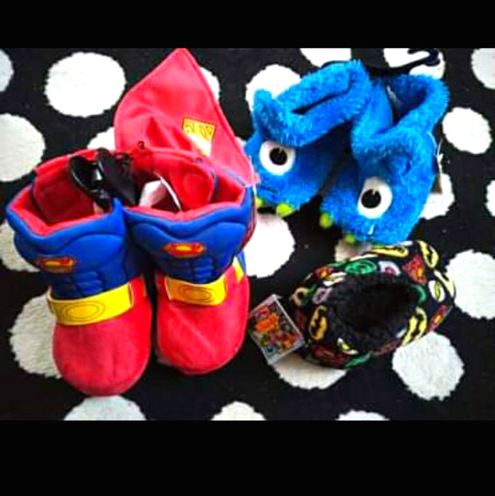 Superhero Slipper Lot size 5/6 NWT